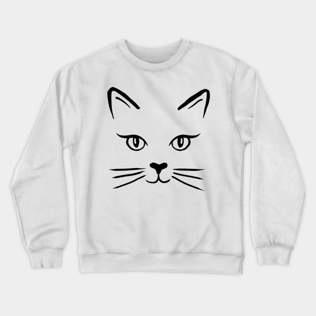 Cat face sweatshirt top
